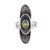 Sterling Silver Oval Faceted Green Peridot Cocktail Ring 'Oval Fantasy'