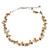 Beaded Carnelian and Pearl Necklace 'Tropical Elite'