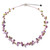 Amethyst and Peridot Necklace Handmade in Thailand 'Tropical Elite'