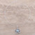 Sterling Silver Larimar Blue Topaz Round Pendant Necklace 'Blue Wheel'