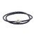 Leather Wrap Bracelet in Blue 15 in. from Thailand 'Blue Charm'