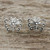 Openwork Butterfly Sterling Silver Stud Earrings 'Dotted Butterflies'