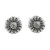 Sterling Silver Sunflower Stud Earrings from Thailand 'Cute Sunflowers'