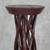 Red Cedar Wood Accent Table Crafted in Ghana 'Red Wood'