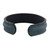 Men's Handcrafted Teal Leather Cuff Bracelet from Thailand 'Rugged Simplicity'