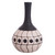 Wave Motif Chulucanas Ceramic Decorative Vase from Peru 'Chulucanas Waves'