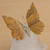 Jasper Butterfly on Quartz Nugget Figurine from Brazil 'Earth and Wind'