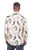 Men's Black Paisley on Pale Yellow Rayon Long Sleeve Shirt 'Paisley Panache'