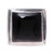 Modern Black Onyx Ring Crafted in India 'Might'