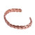 Handcrafted Braided Copper Cuff Bracelet from Mexico 'Brilliant Bond'