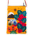 Andean Mountain Couple Cotton Blend Appliqu Shoulder Bag 'Love in the Mountains'