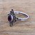 Handcrafted Amethyst Cocktail Ring from Bali 'Daydream Temple'
