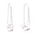 Curling Modern Sterling Silver Drop Earrings from Bali 'Contemporary Curls'