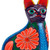 Handcrafted Copal Wood Alebrije Cat Figurine from Mexico 'Graceful Feline'