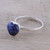 Heart-Shaped Sodalite Cocktail Ring from India 'Gemstone Heart'