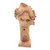 Hand-Carved Wood Portrait Sculpture from Bali 'Blackbeard'