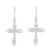 Sterling Silver Cross Dangle Earrings from India 'Delightful Crosses'