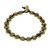 Agate Adjustable Beaded Anklet from Thailand 'Musical Dream'