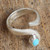 Swirling Turquoise Wrap Ring from Mexico 'Taxco Swirl'