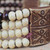 Wood and Recycled Plastic Beaded Stretch Bracelet from Ghana 'Newfound Love'