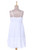 Strappy White Cotton Chikankari Embroidered Dress from India 'Breezy Summer'