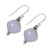 Rainbow Moonstone Dangle Earrings from India 'Gleaming Grandeur'