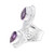 Six-Carat Amethyst Wrap Ring from India 'Lilac Cheer'