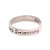 Inspirational Sterling Silver Band Ring from Bali 'Just Keep Swimming'
