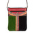 Llama-Themed Multicolored Leather Sling from Peru 'Cusco Traveler'