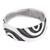 Modern Taxco Sterling Silver Band Ring from Mexico 'Wavy Labyrinth'