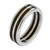 Sterling Silver and Wood Band Ring 'The Race'