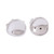 Modern Sterling Silver Stud Earrings from Mexico 'Parabolic Shine'