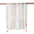 Lightweight Rainbow Striped Linen Shawl from India 'Delightful Stripes in Rainbow'