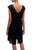 Embroidered Rayon Fit  Flare Dress in Onyx from Bali 'Onyx Kirana'