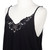 Floral Embroidered Rayon Tank Top in Onyx from Bali 'Onyx Kerawang'