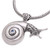 Blue Topaz Snail Pendant Necklace from Java 'Bunaken Snail'