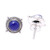 Lapis Lazuli Stud Earrings from India 'Morning Crowns'