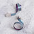 Modern Titanium Plated Sterling Silver Drop Earrings 'Modern Ribbons'