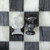 Grey and White Marble and Onyx Chess Set 'Sophisticated Challenge'