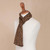 Alpaca Blend Espresso and Tan Scarf from Peru 'Brown Paracas Shadows' Alpaca Blend Espresso and Tan Scarf from Peru 'Brown Paracas Shadows'
