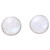 Natural Rainbow Moonstone Stud Earrings from India 'Moonlight Peace'