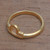 18k Gold Plated Sterling Silver Libra Band Ring 'Golden Libra'