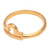 18k Gold Plated Sterling Silver Libra Band Ring 'Golden Libra'