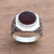 Men's Carnelian Ring Crafted in Bali 'Warrior's Passion'