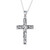 Handcrafted Sterling Silver Ornate Cross Pendant Necklace 'Adorned Cross'