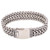 Men's Sterling Silver Chain Bracelet from Bali 'Celuk Strength'