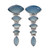 Sterling Silver and Chalcedony Earrings from India Jewelry 'India Blue'