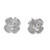 Floral Sterling Silver Stud Earrings Crafted in Thailand 'Pollinators'