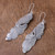 Sterling Silver Goldfish Dangle Earrings from Thailand 'Goldfish Bliss'