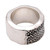 Modern Sterling Silver Band Ring from Indonesia 'Embrace the Earth'